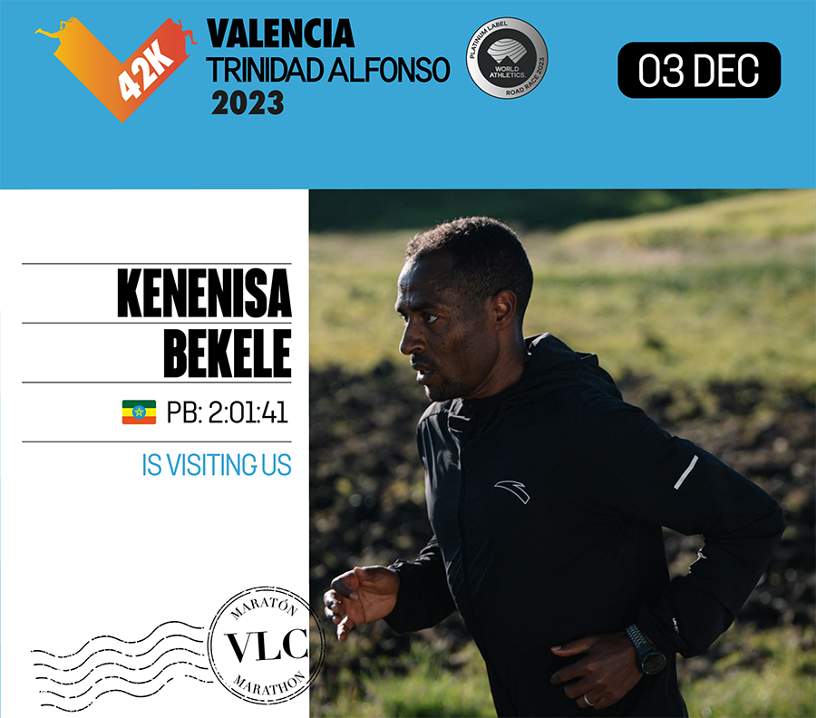 Kenenisa Bekele, correrá el Maratón Valencia Trinidad Alfonso post thumbnail image