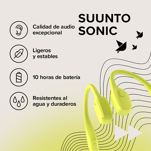 Suunto Wing - Negro - Auriculares Running